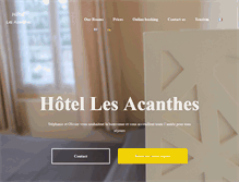 Tablet Screenshot of hotel-remoulins-pont-du-gard.com